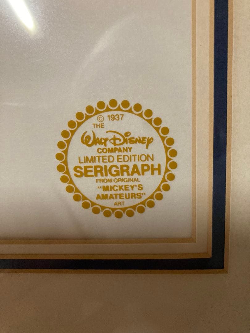 ミッキーマウス　セル画　9500limited edition