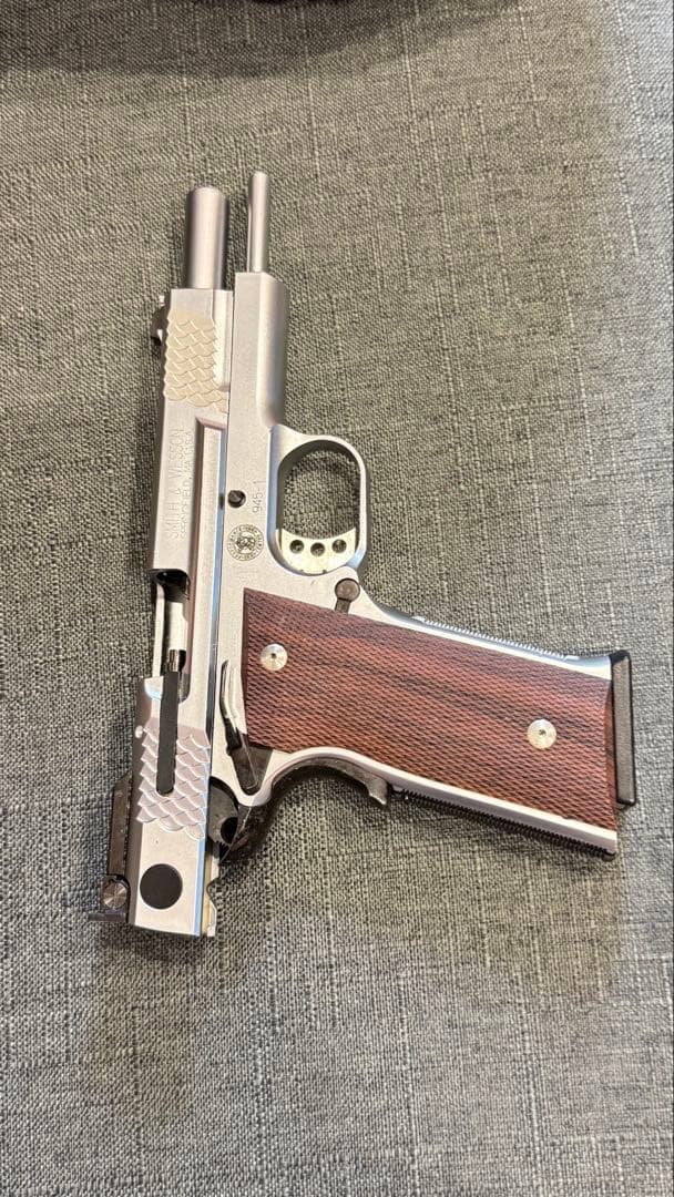 美品 KSC S&W M945 ステンレスシルバーモデル JASG安全基準適合