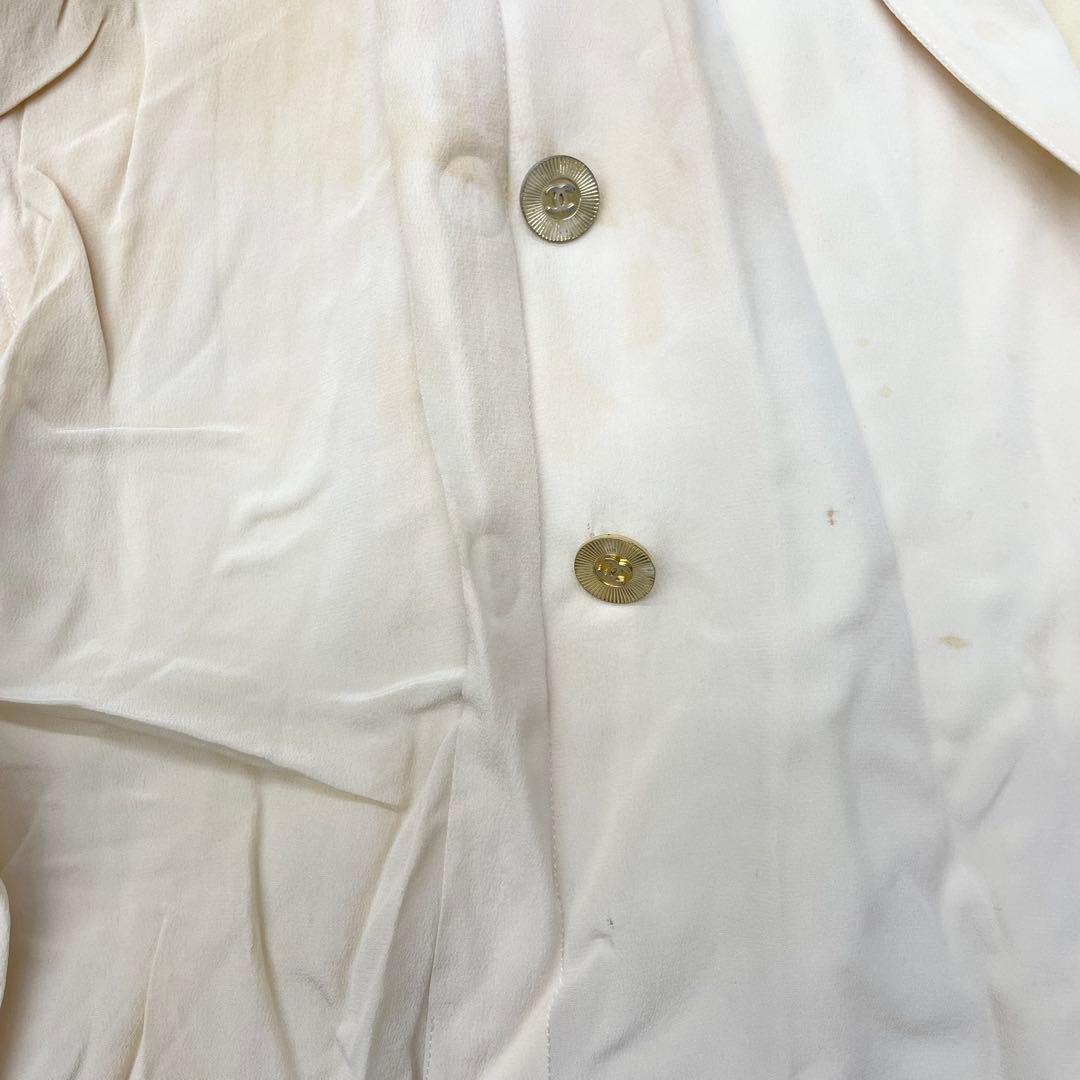 希少✨CHANEL ココボタン　ブラウス