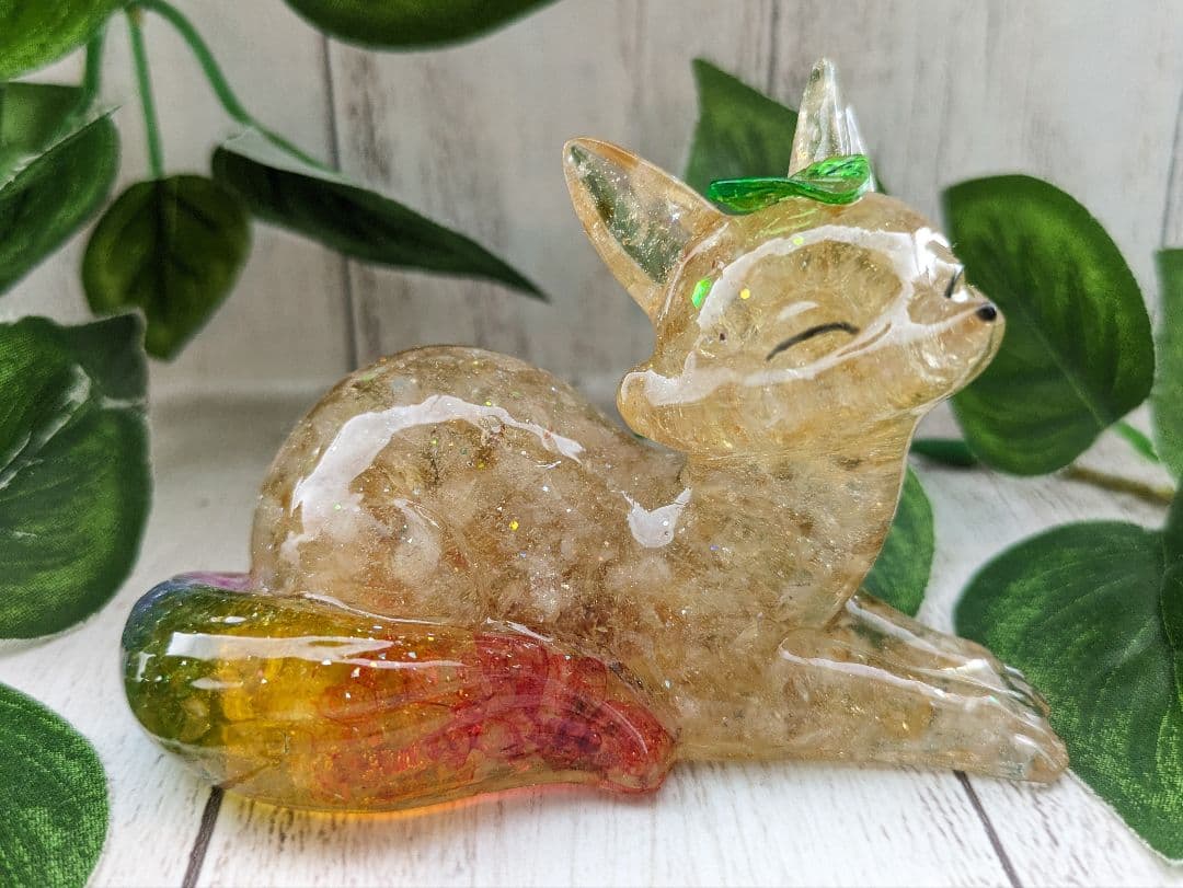 【つる927】ウルトラマリンの人魚ちゃん形オルゴナイト☆他９点