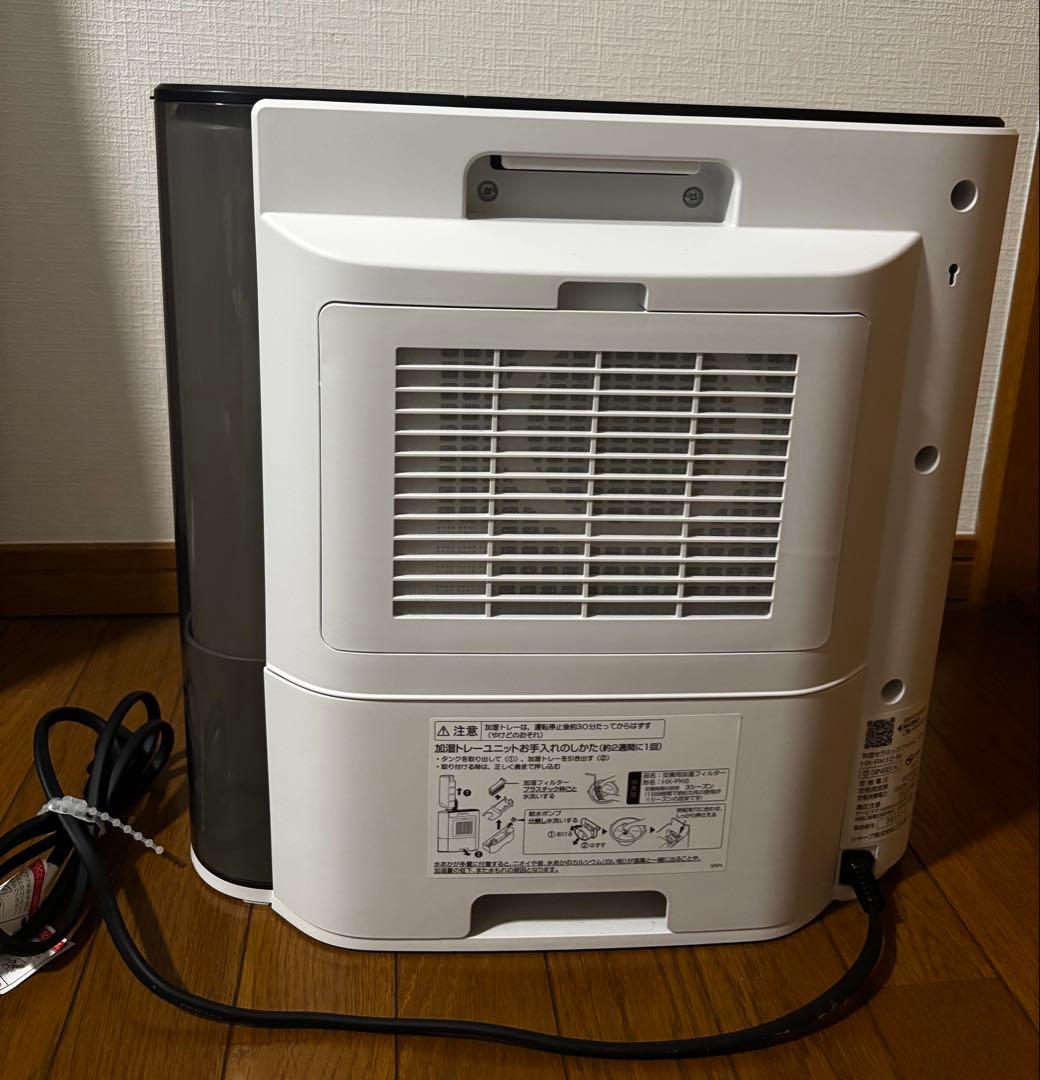 シャープ プラズマクラスター 加湿 セラミックファンヒーターHX-RK12-W