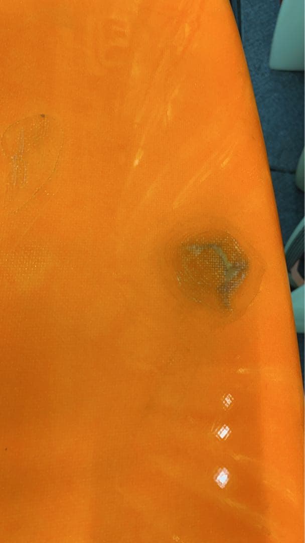 け*う様 クリーム色とオレンジのショートボードドロップアウトお宝貴重品ビンテージ