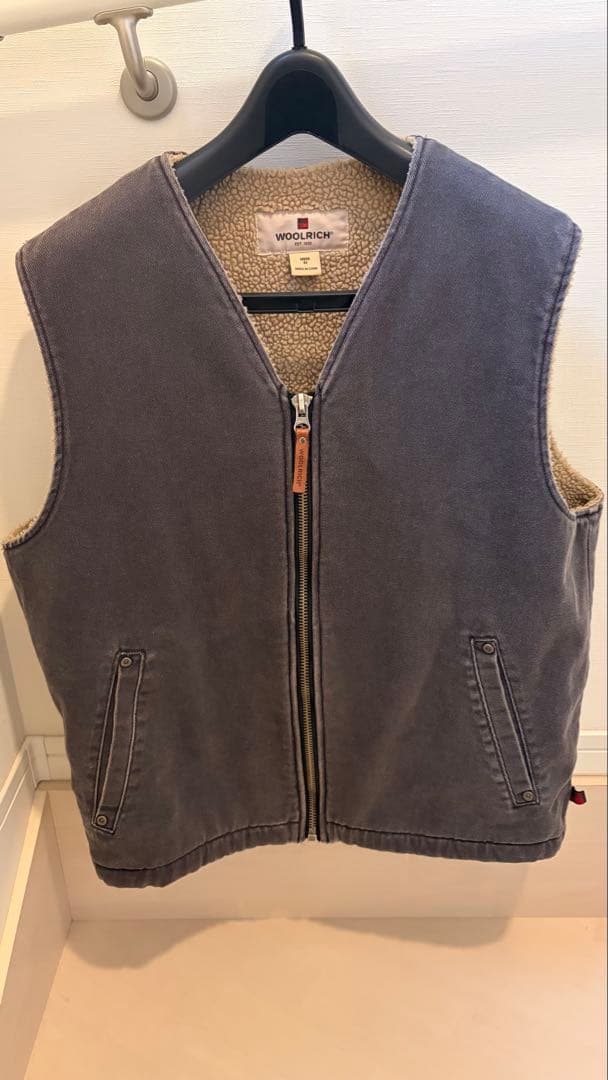 ※希少※ウールリッチ　ダックベスト　ボア　山田蓮　オモシー　TSY ヤマダレン