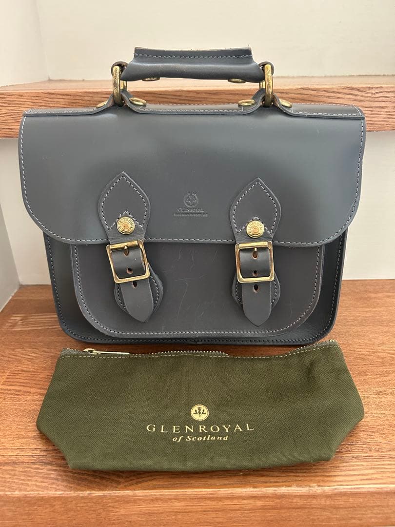 GLEN  サッチェルバッグ(9インチ)