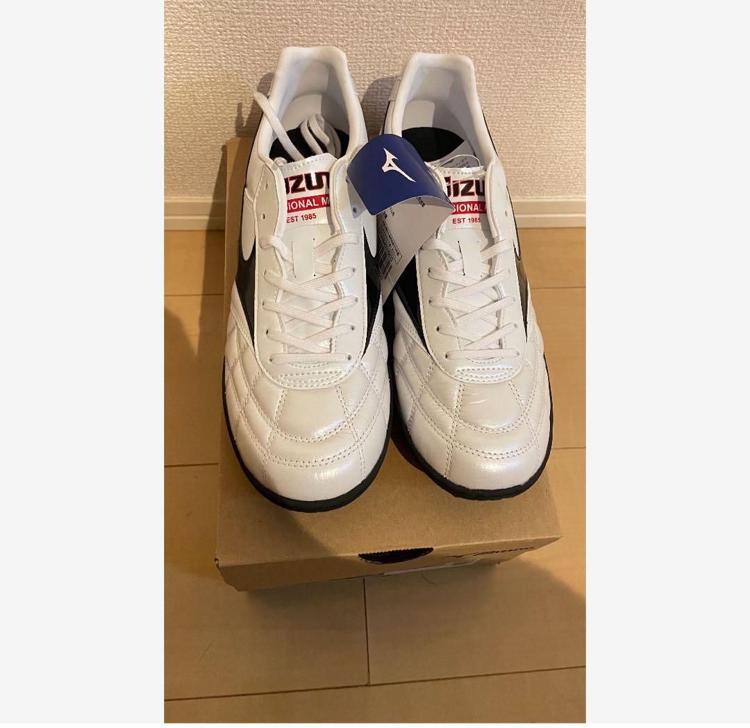 25cm新品未使用モレリアホワイトトレーニングシューズ廃盤モデルカンガルーレザー