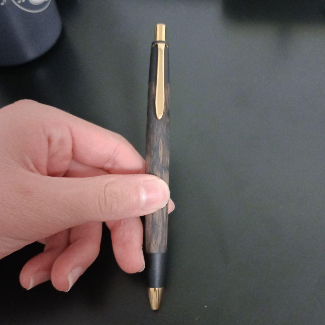 あけぼの工房黒柿孔雀杢極上シャーペン