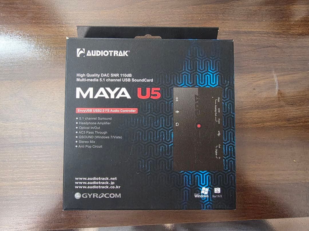 AUDIOTRAK MAYA U5 USBサウンドカード