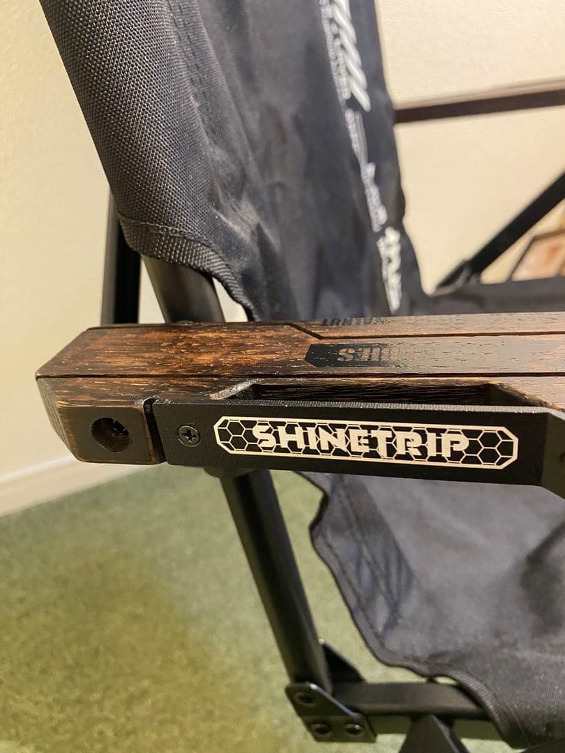 美品 SHINETRIP 高級ハイバックチェア リクライニング+枕付