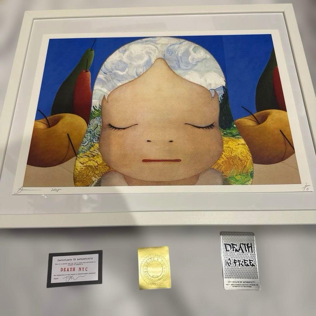 世界限定10枚　DEATH NYC 現代アートポスター　奈良美智