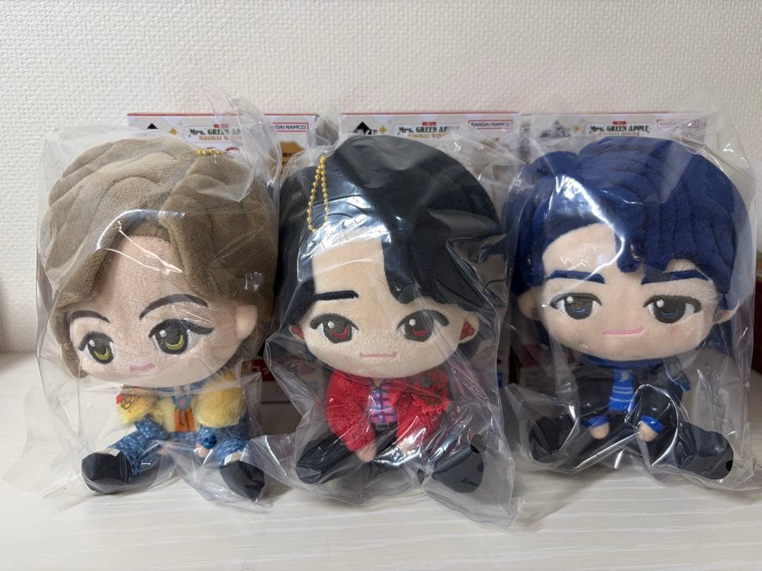 ぷ*✩様 一番くじ ミセスグリーンアップル A賞 ぬいぐるみマスコット コンプセ