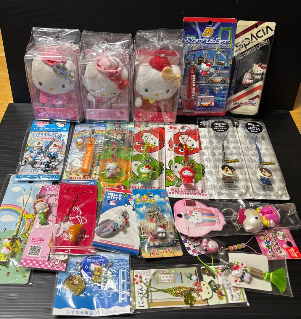 サンリオ　キティ　ストラップ　マスコット　まとめてセット