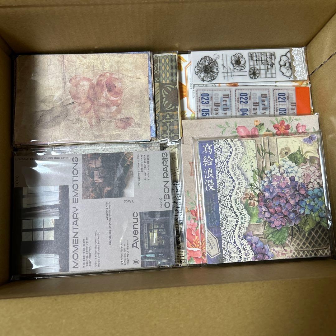 ✨️最終値下げ✨️コラージュ素材 海外マステ デザインペーパー まとめ売り⑪