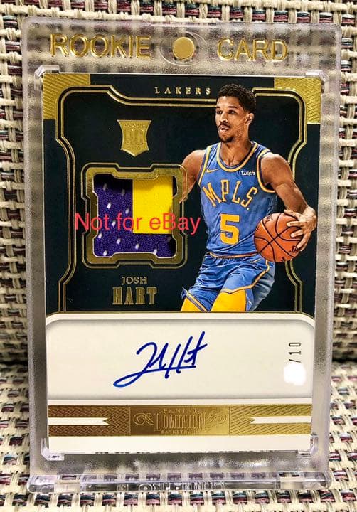 NBAカード Josh Hartルーキーサインカード 10枚限定 ジャージNo.