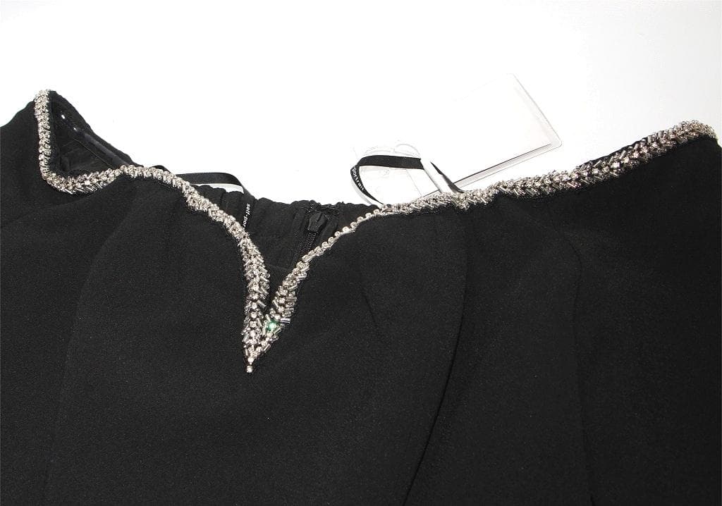 S*S様 セルフポートレイト オフショルダー ワンピース ブラック UK8 未使