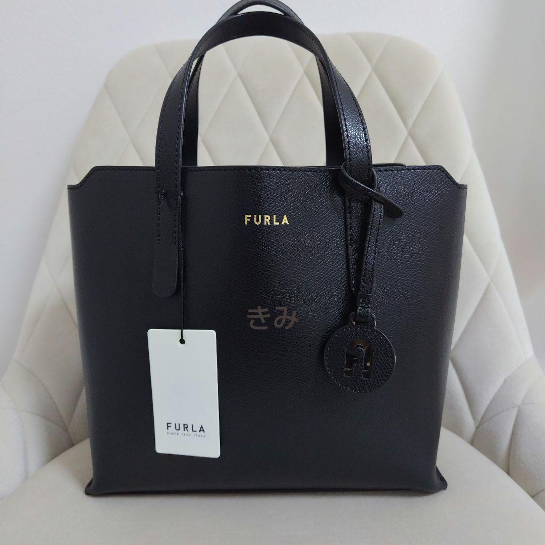 ミ*ー様 FURLA LINDA S TOTE 25 NERO
