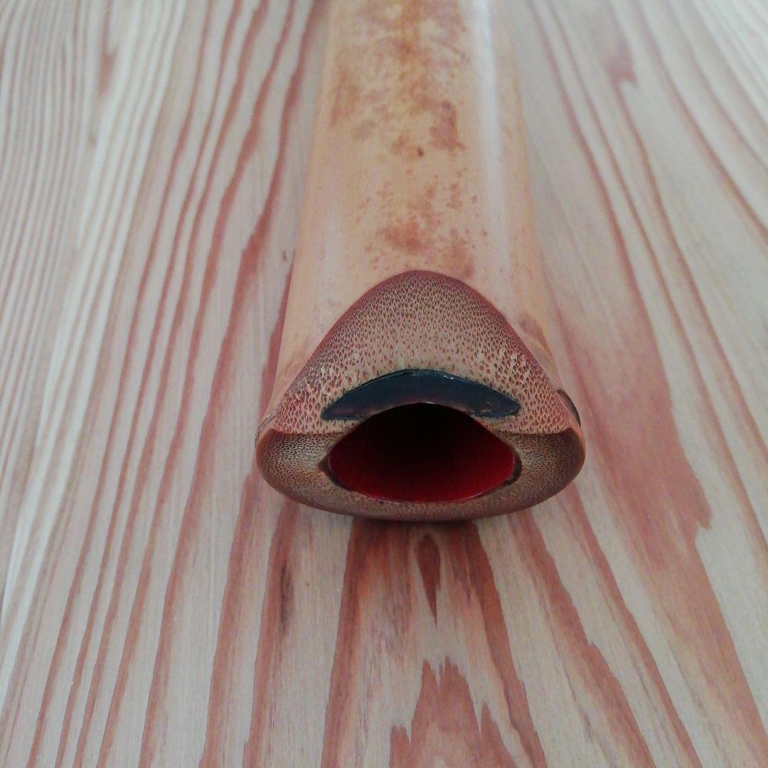 (値下げしました)竹製 尺八 5穴 専用ケース付き