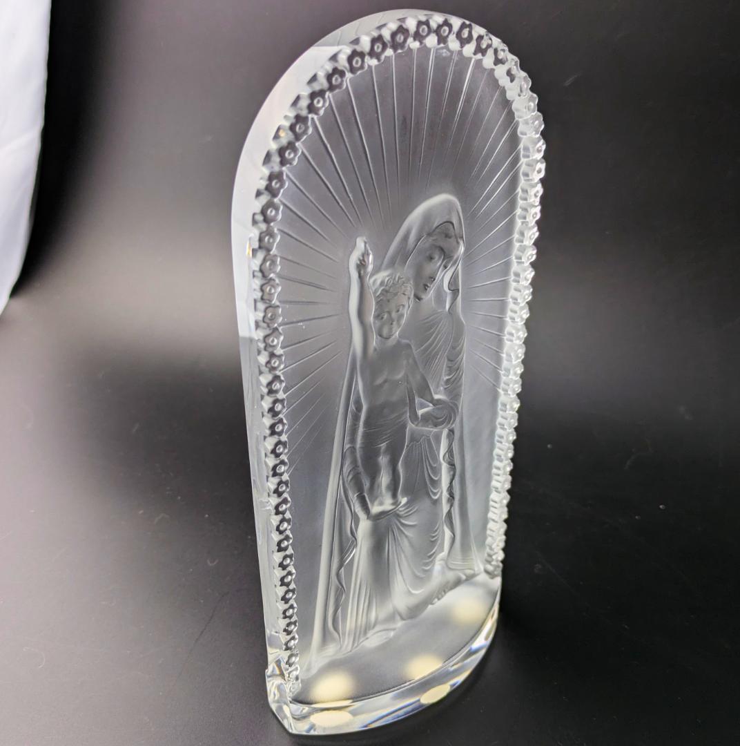 ラリック 聖母子像 Vierge à l'enfant 限定復刻 手彫りサイン入