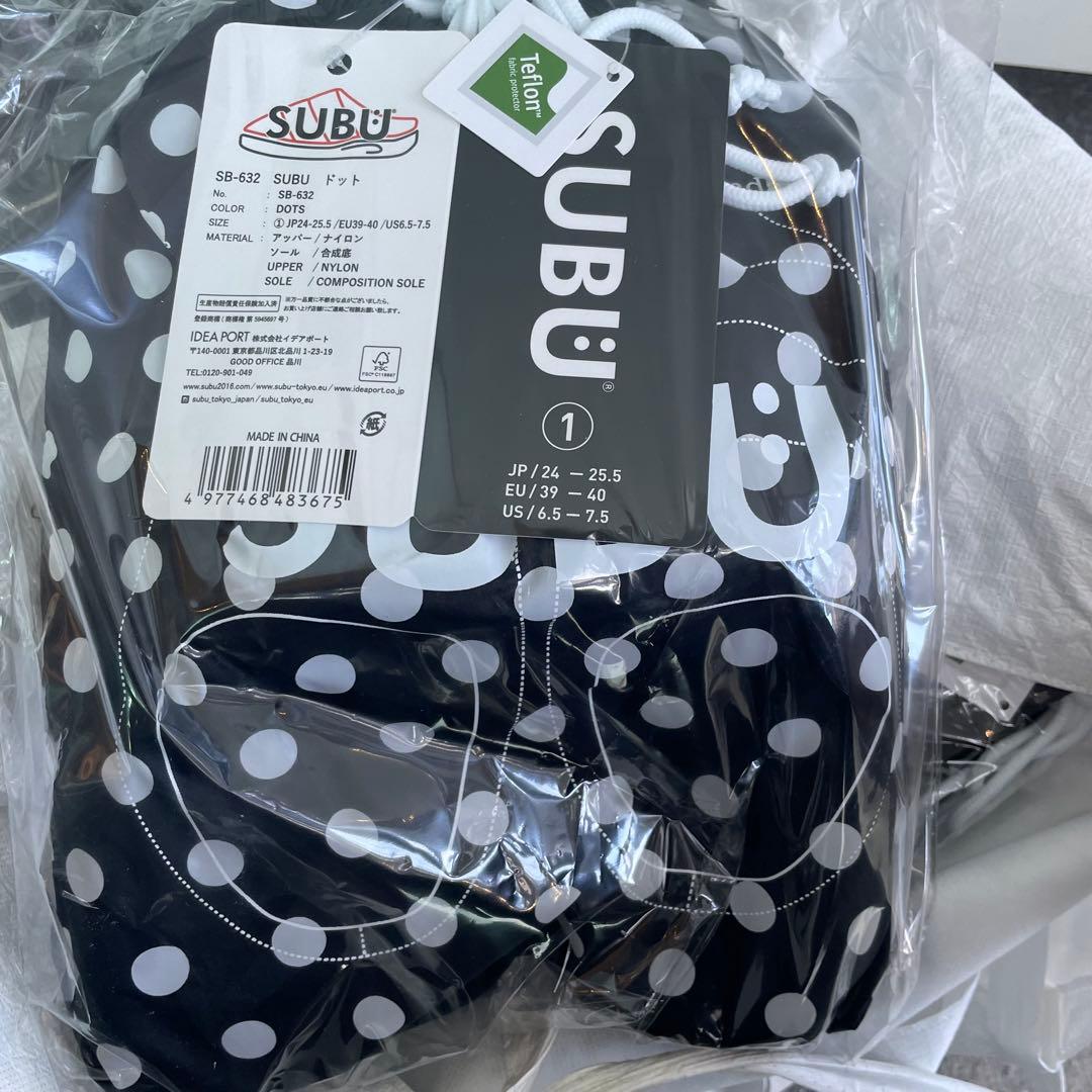 新品　SUBU DOTS スブ 水玉 ドット　サンダル　size 1