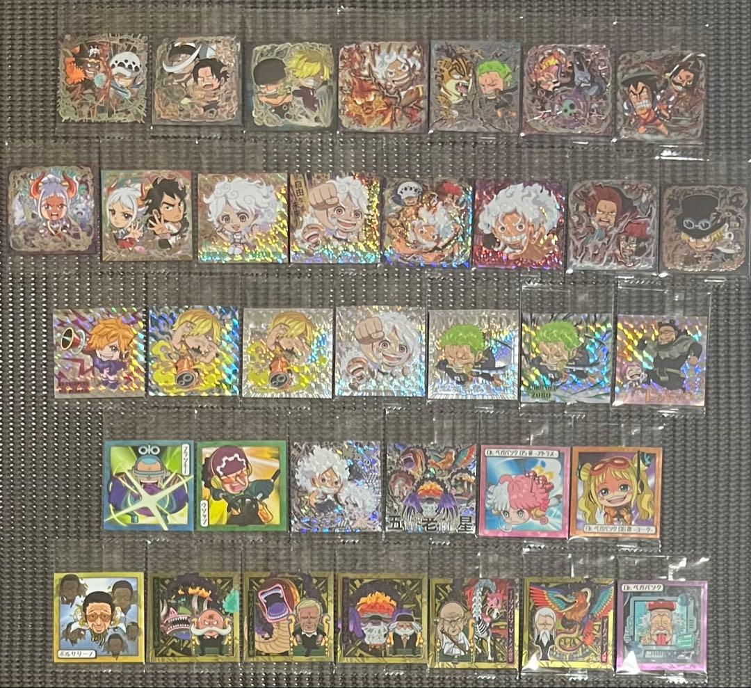 ワンピース 大海賊シールウエハース13 パラレル含む全35種類フルコンプセット