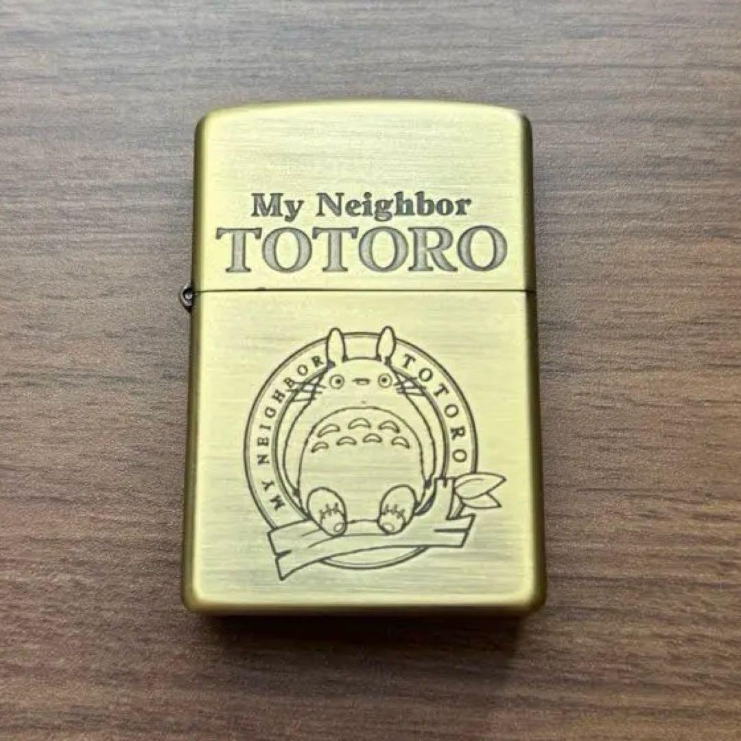 ジブリ　トトロ　zippo 初期の木箱入り　シリアルNo.4444
