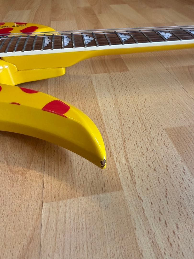 イエローハート ギター Burny MG-145S hide
