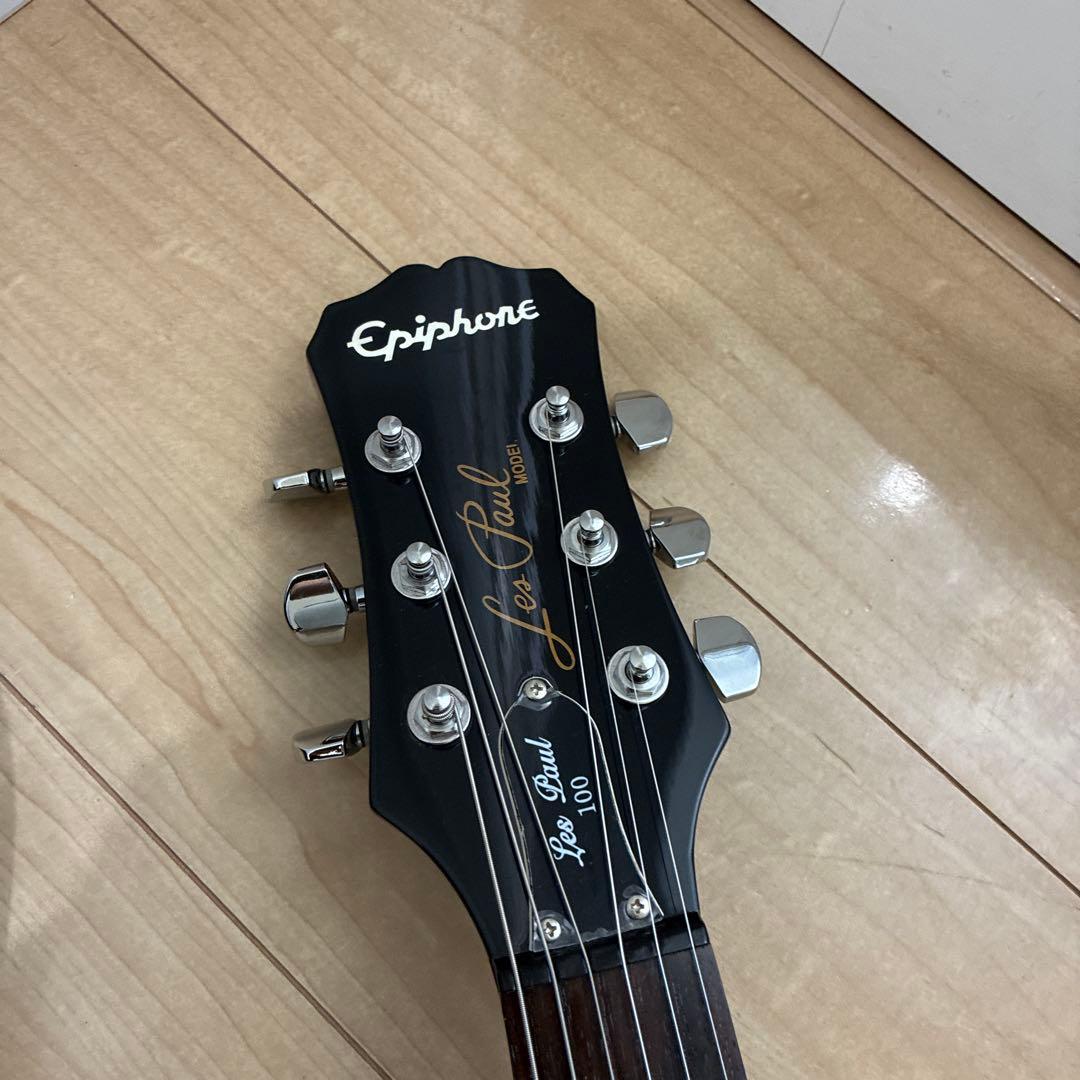 安い　Epiphone Les Paul 100 エピフォン新ロゴ　いい音