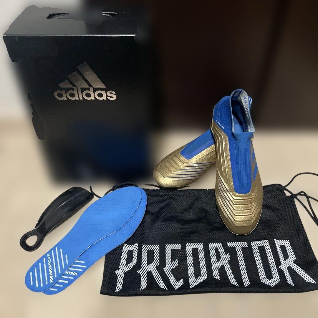 【限定】アディダス　プレデター 25.5cm 紐なし　サッカー　スパイク