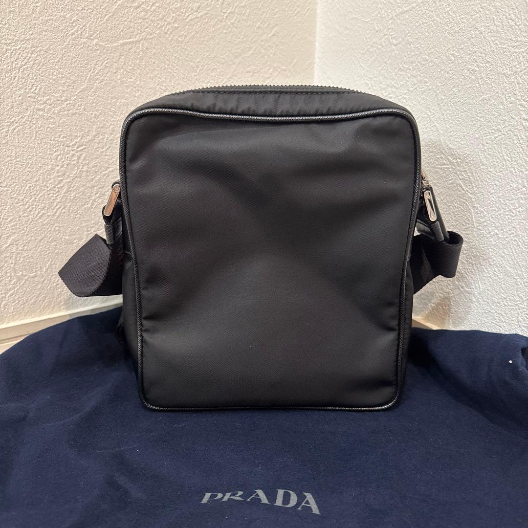 【PRADA】 Re-Nylon xサフィアーノレザー ショルダーバッグ正規品