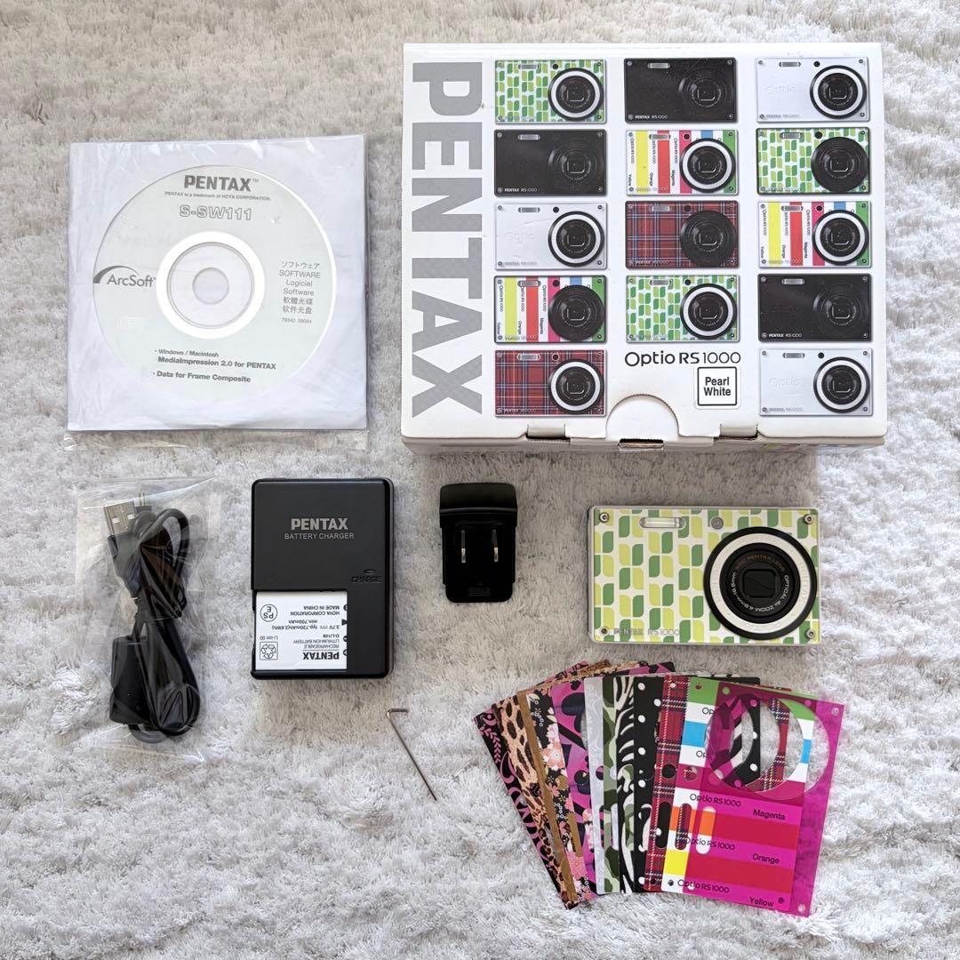 【動作確認済】PENTAX ペンタックス Optio RS1000 レトロカメラ