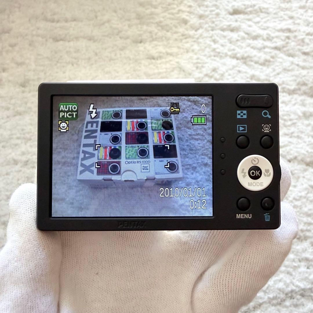【動作確認済】PENTAX ペンタックス Optio RS1000 レトロカメラ