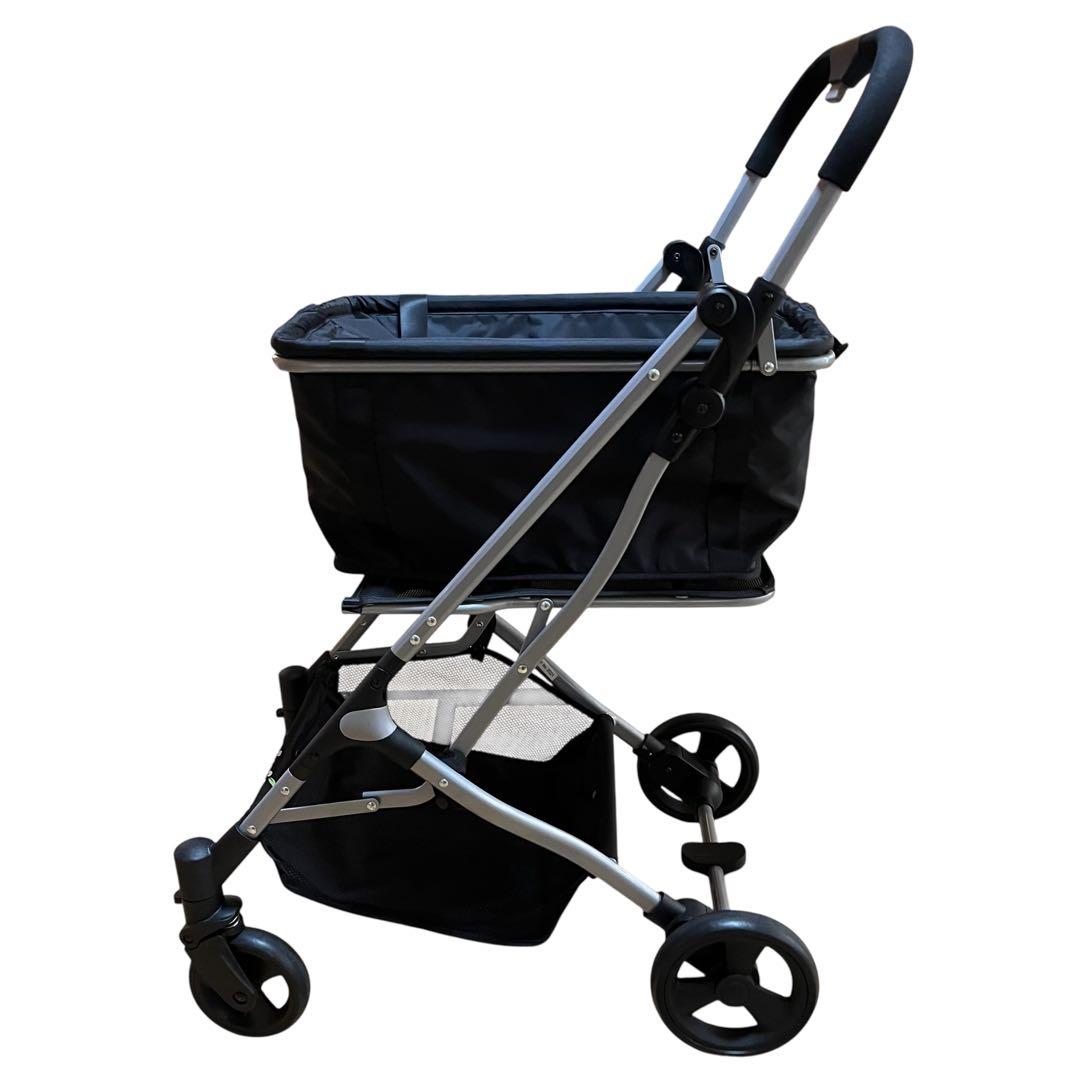 ECoCa ショッピングカート 保冷バッグ付き ブラック カート エコカ 買物