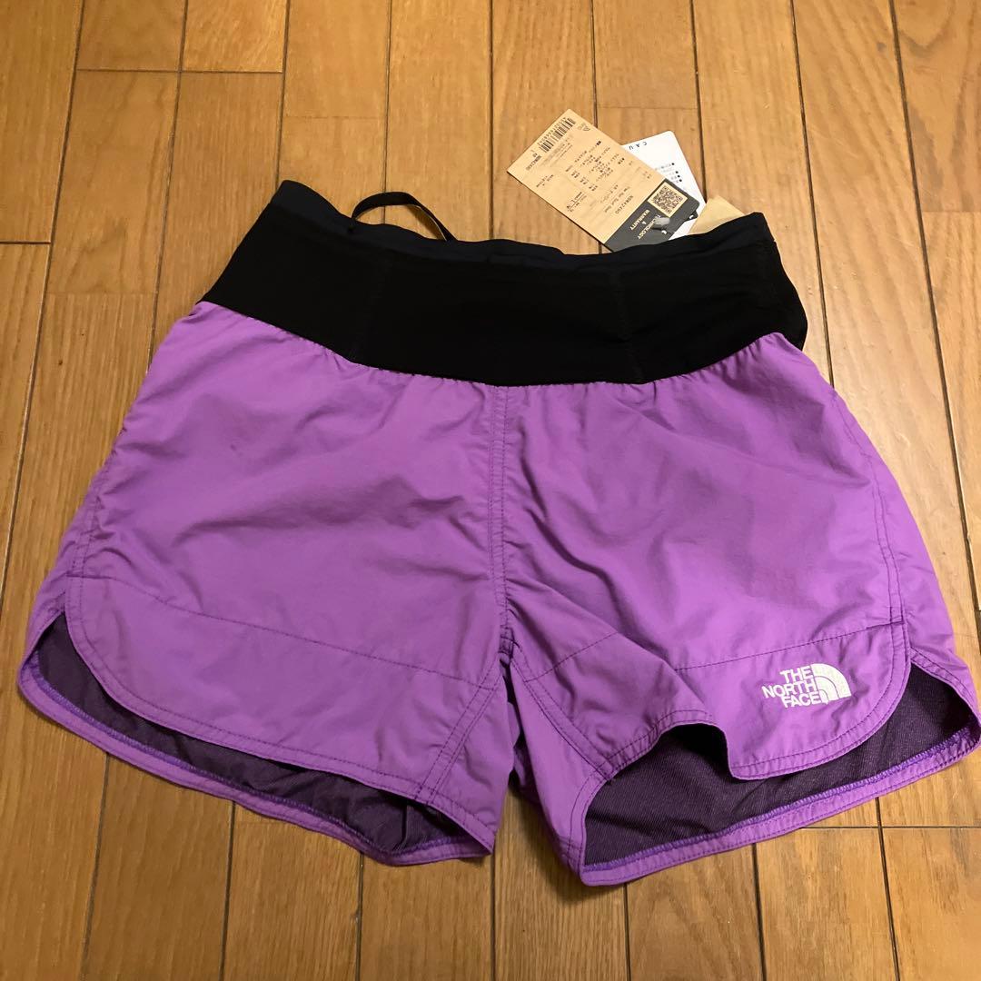 THE NORTH FACE ランニングショーツ　紫レディース L