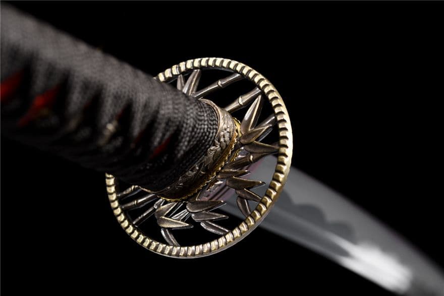 赤竹 武具　刀装具　日本刀　模造刀 居合刀