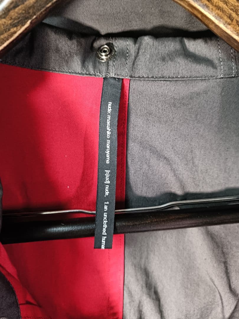 nude:masahiko maruyama モッズコート 赤＆チャコールグレー