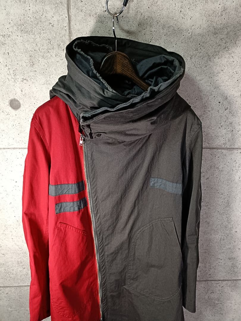 nude:masahiko maruyama モッズコート 赤＆チャコールグレー