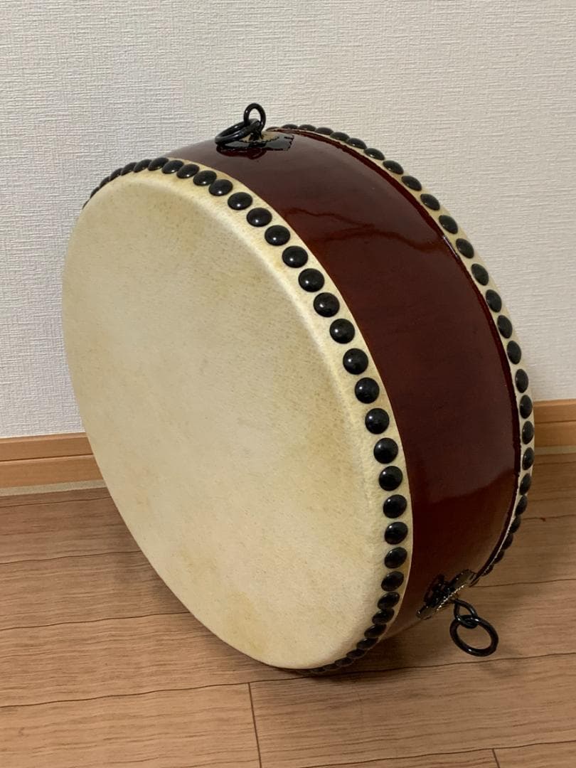 合計35,750円 諏訪工芸 松材 平太鼓 1.2尺 台座バチ専用ケース付き