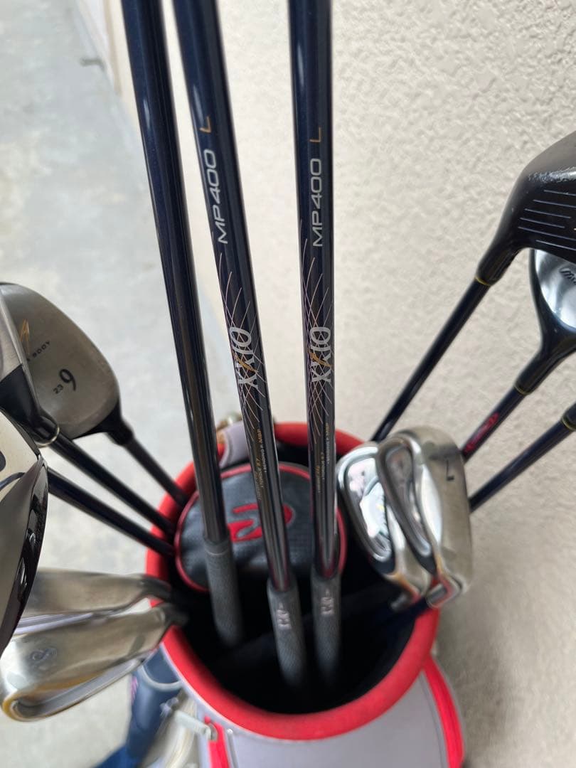 レディース！豪華XXIO等女性用ゴルフセット+稀少スヌーピキャディバッグ