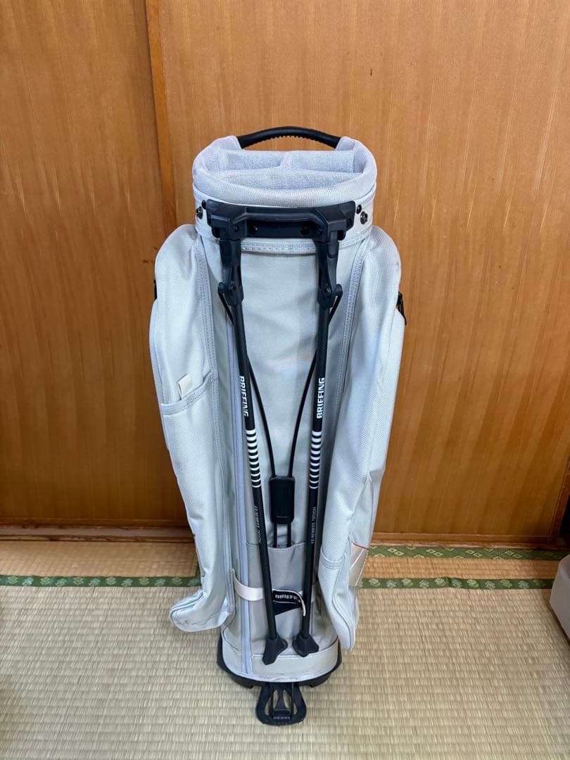 BRIEFING ホワイト キャディバッグ