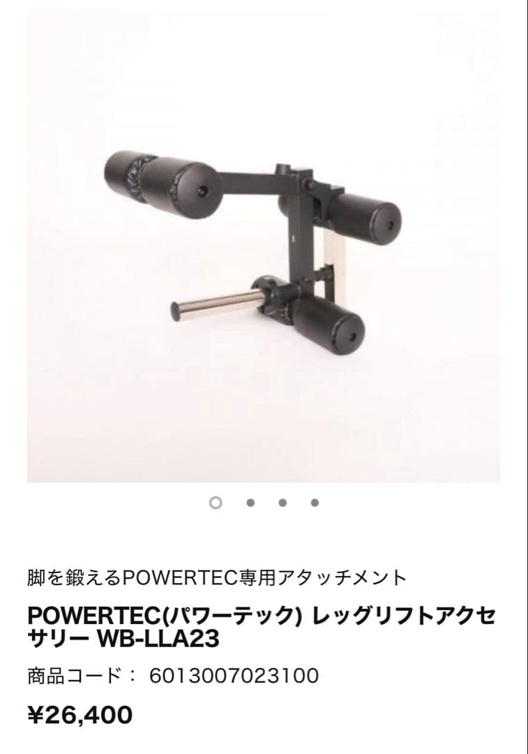 POWERTEC WB-LS20 レバレッジシステム　引き取り限定