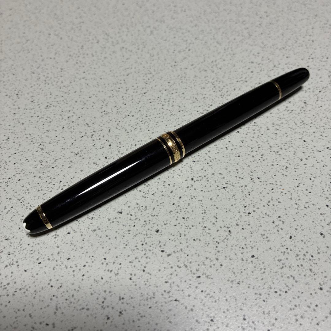モンブラン万年筆　マイスターシュテュック144 黒　ペン先14k
