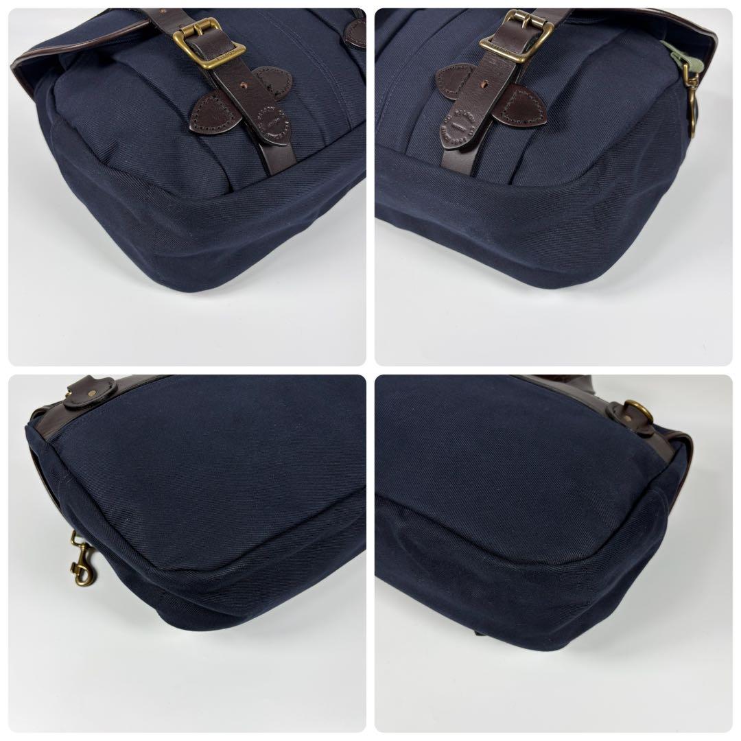【美品】FILSON フィルソン フィールドバッグ Мサイズ ネイビー