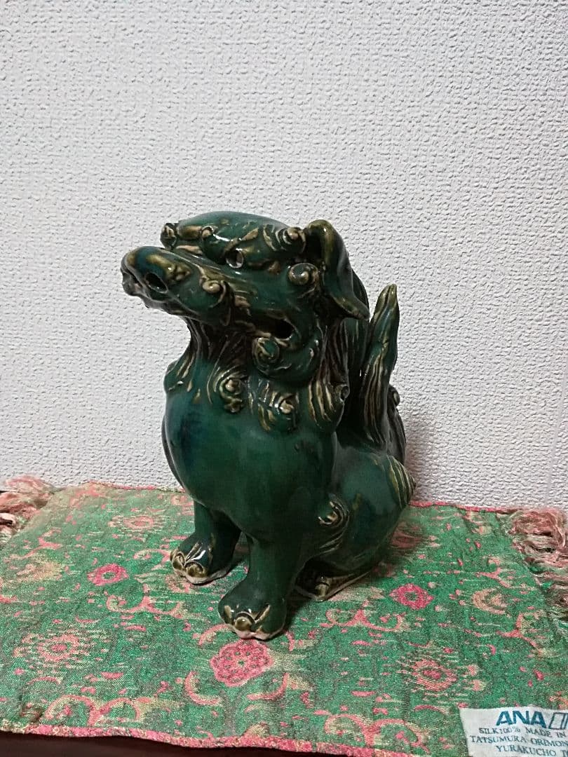 ⭐絶品 レア物 遺品少数 琉球陶芸の重鎮 小橋川永昌造 シーサー 置物 骨董品