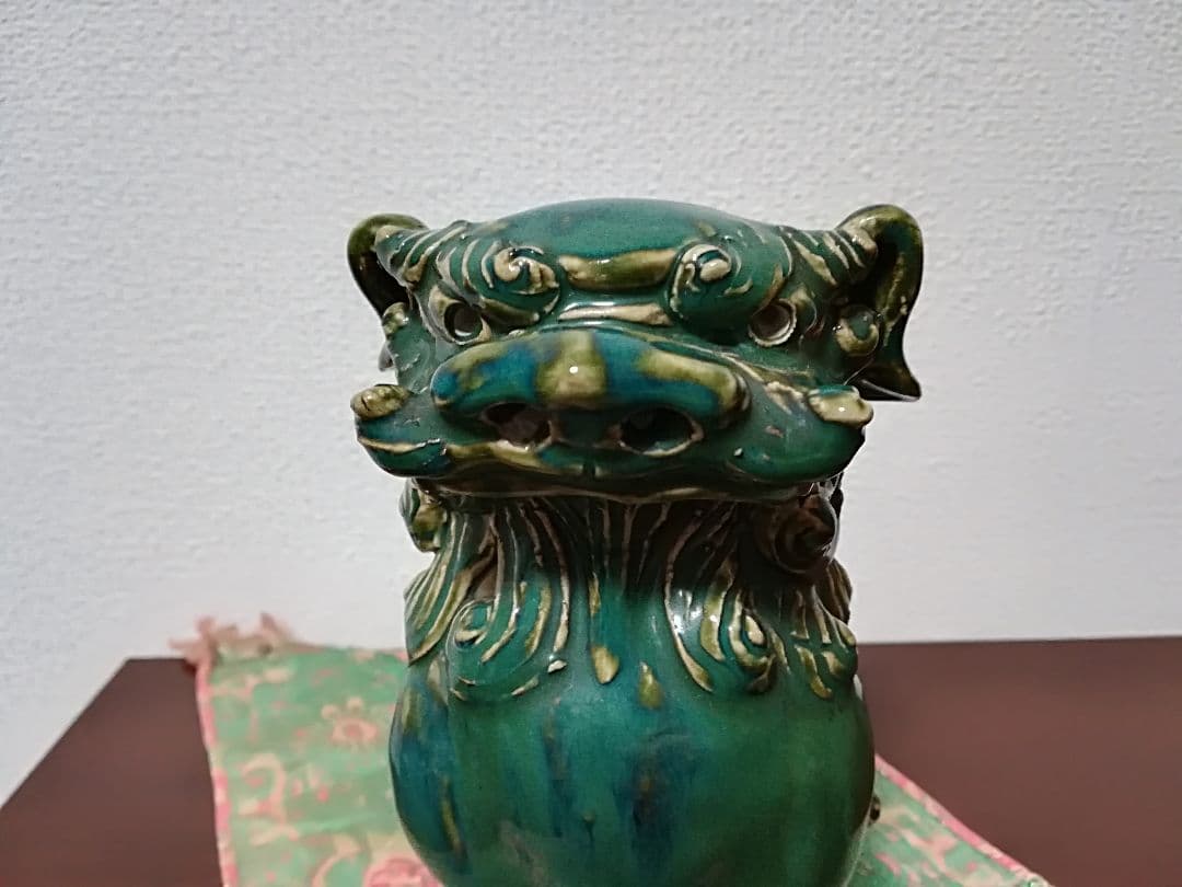 ⭐絶品 レア物 遺品少数 琉球陶芸の重鎮 小橋川永昌造 シーサー 置物 骨董品