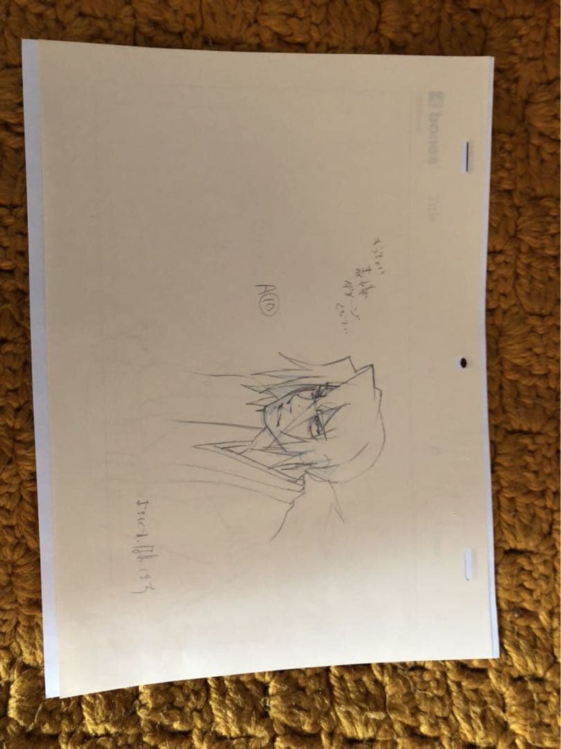 ストレンヂア 無皇刃譚sword of the strange 修正直筆原画