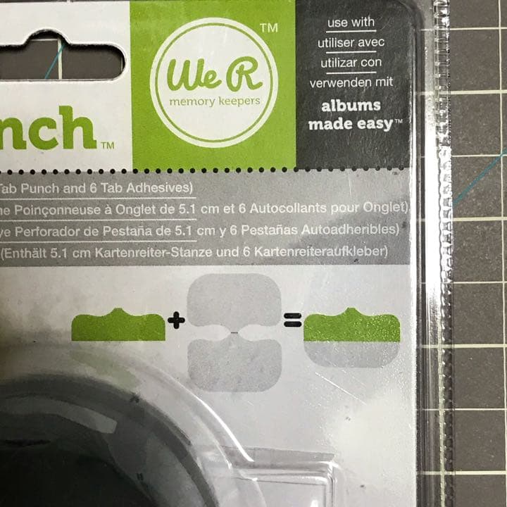【We R Memory Keepers】タブパンチ Tab punch 4種類