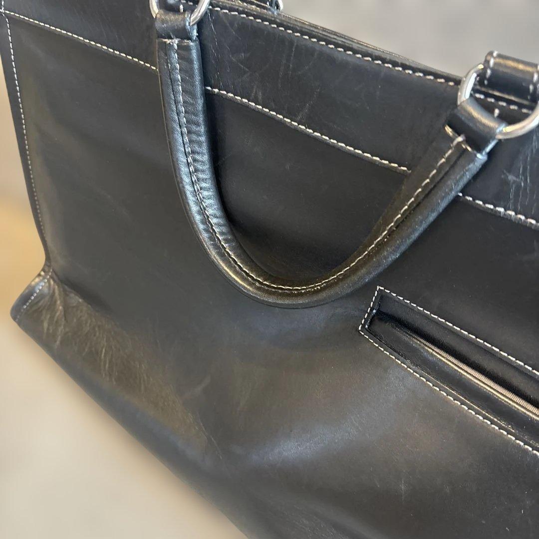 土屋鞄製造所　プロータ　ビジネスブリーフケース　防水レザー　美品