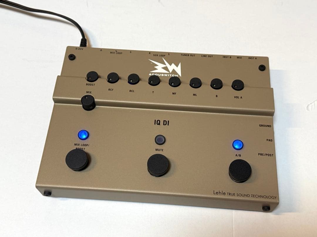 Lehle リール アコギ プリアンプ ACOUSWITCH IQ DI