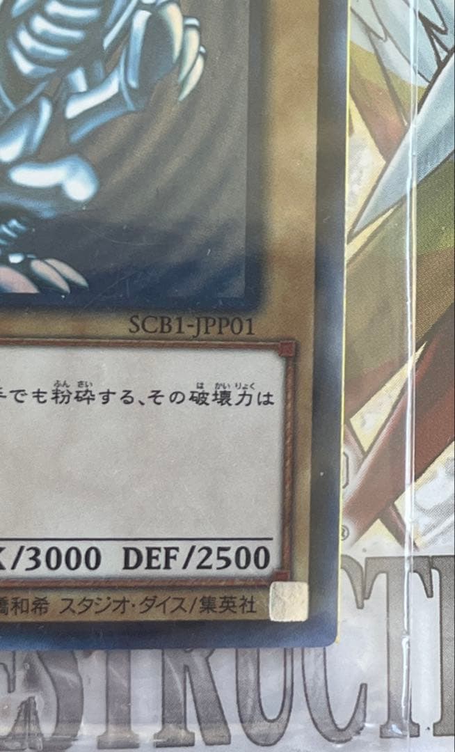 超希少 遊戯王 青眼の白龍 SCB1-JPP01 世界に300枚限定 秘蔵レア