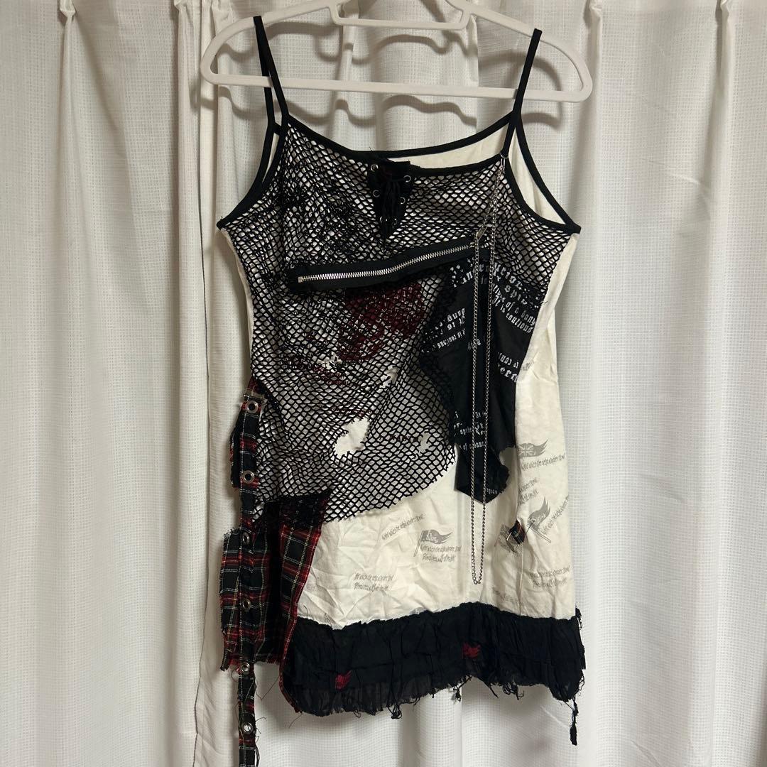 H. NAOTO アナーキー　ロング丈キャミソール