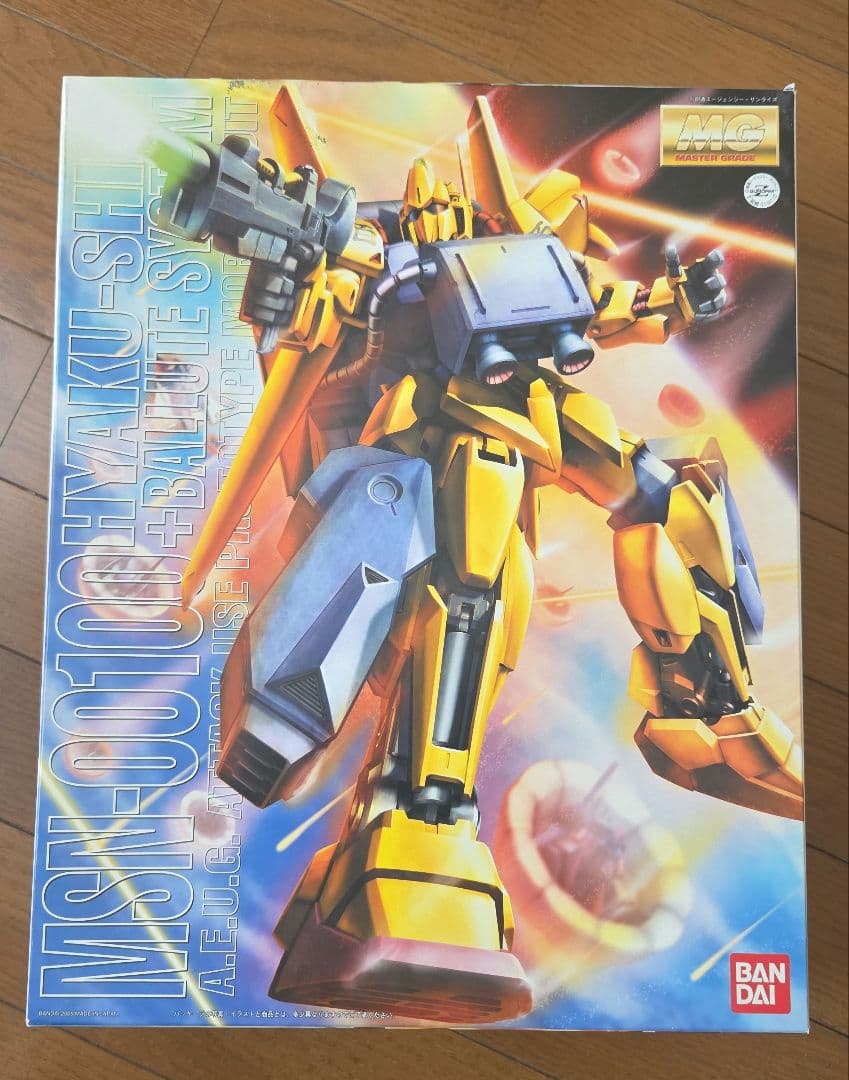 造形秀逸旧キットバンダイ MG MSN-00100 百式+バリュートシステム